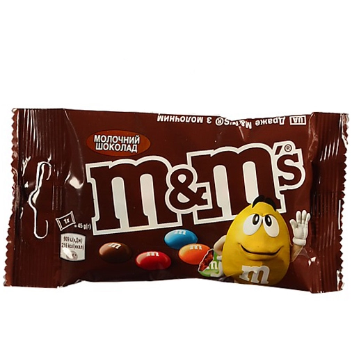 Драже M&M's 45г молочний шоколад