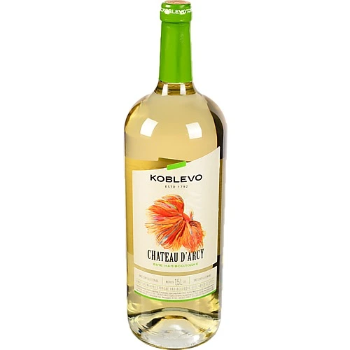 Вино Коблево 1.5л біле напівсолодке Chateau D'Arcy
