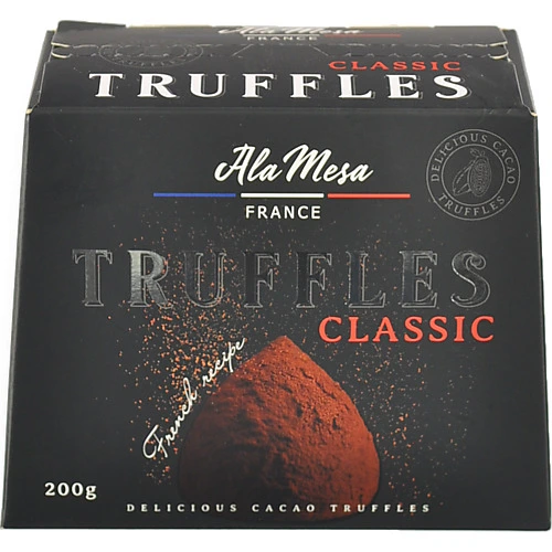Цукерки Ala Mesa 200г трюфель класичний