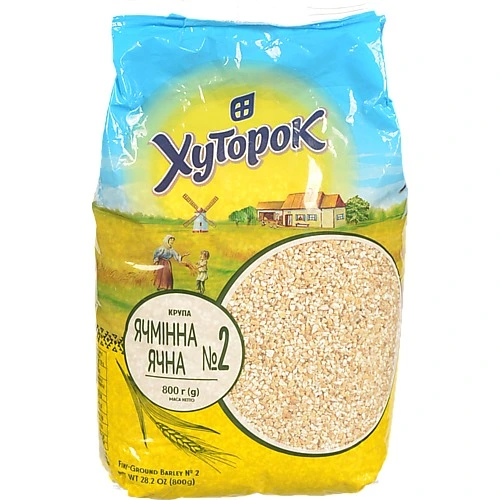 Крупа ячмінна ячна 2 Хуторок м/у 800г