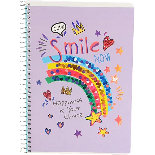 Блокнот ШКОЛЯРИК А5 80 л  student cпіраль УФ лак А5-SC-080-9 *