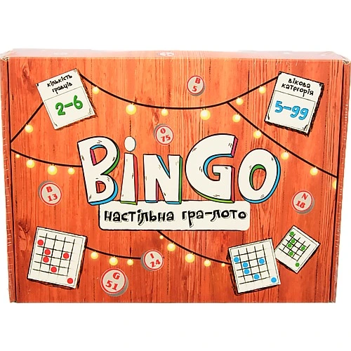 Гра настільна для дітей від 5років 30757 BinGo Strateg 1шт