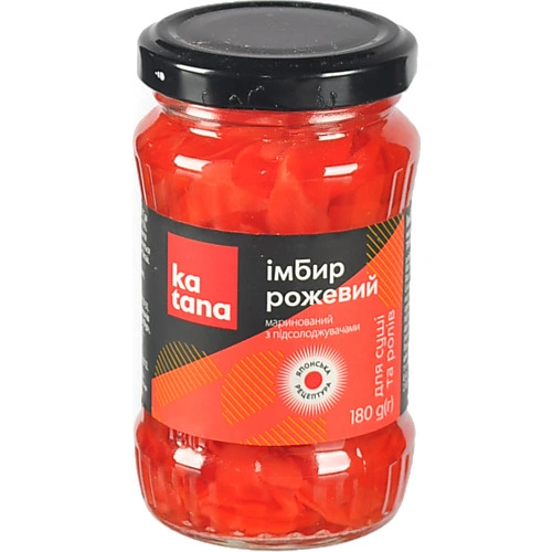Імбир рожевий маринований Katana с/б 180г