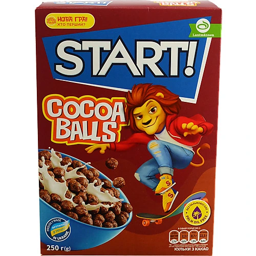 Сніданки сухі Start! Cocoa balls 250г