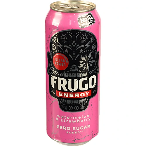 Напій Енергетичний Frugo 500мл pink кавун полуниця без цукру