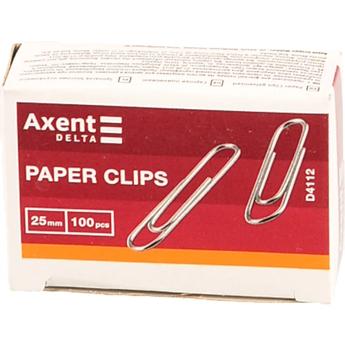 Скріпки оцинковані 25 мм. 100 шт.. Delta