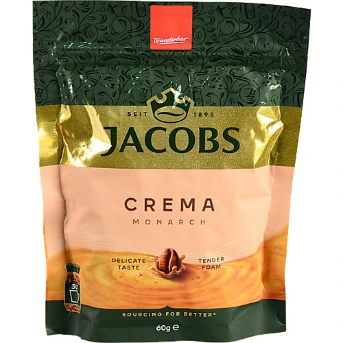Кава Jacobs Monarch Crema розчинна 60г