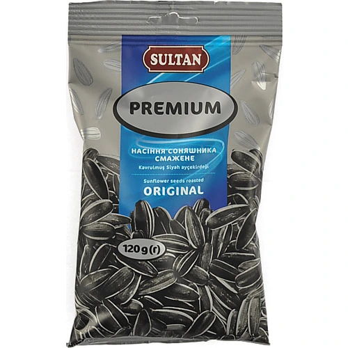 Насіння Sultan 120г original смугасте смажене