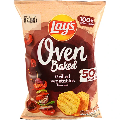 Чипси картопляні запечені Grilled vegetables Oven Baked Lay's м/у 110г