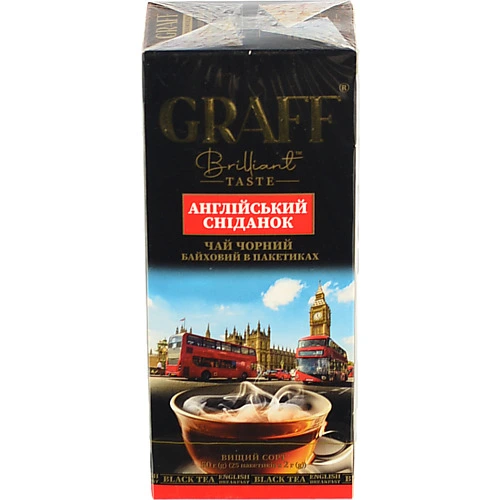 Чай Graff 25п чорний англійський сніданок