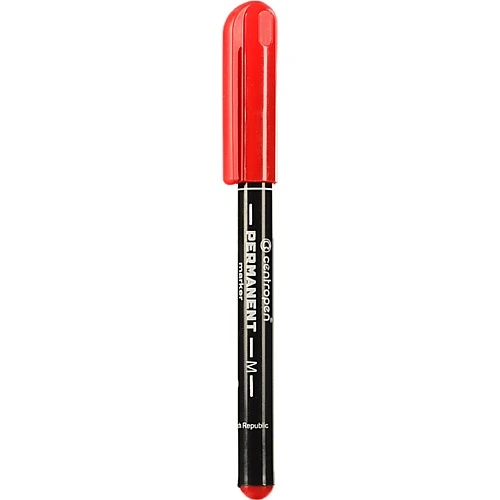 Маркер Centropen 1мм permanent червоний 2846