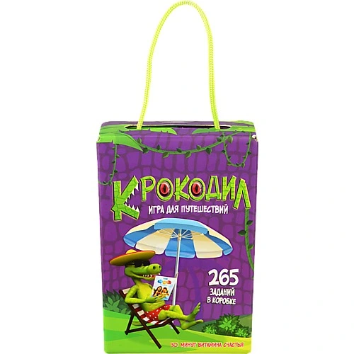 Гра настільна для дітей від 5років 30566 Крокодил Strateg 1шт
