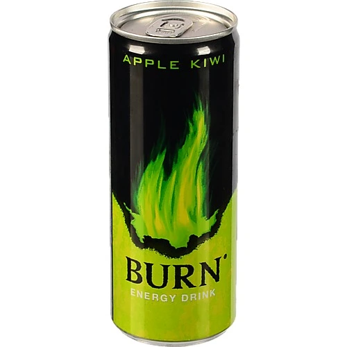 Напій енергетичний безалкогольний сильногазований Apple-kiwi Burn з/б 250мл