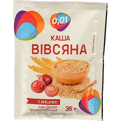 Каша вівсяна 0.01 35г вишня