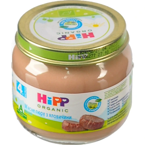 Пюре HiPP 80г яловичина органічне