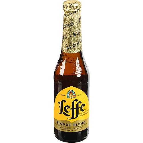 Пиво Leffe Blonde 0.33л світле пастеризоване 6.6%
