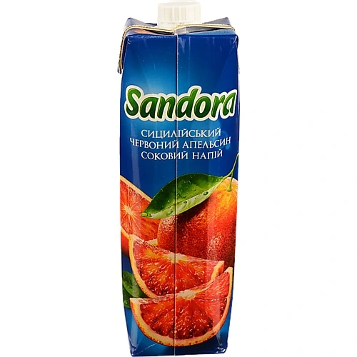 Сік Сандора 950мл червоний сицилійський апельсин
