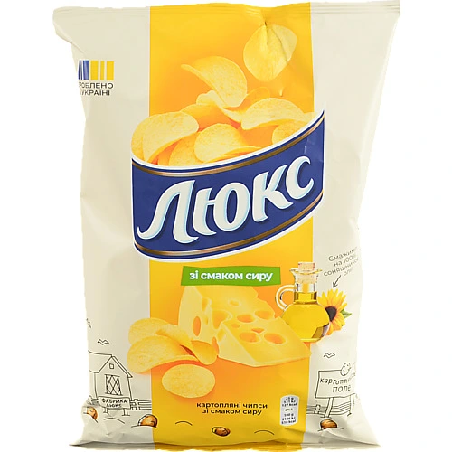 Чіпси Люкс 125г сир