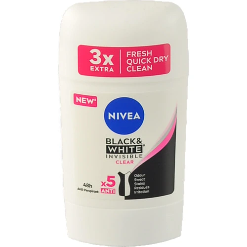 Антиперспірант Nivea 50мл Nivea deo чорне та бі