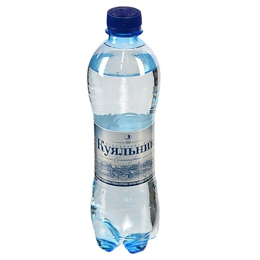 Вода мінеральна с/газ Куяльник п/пл 0.5л