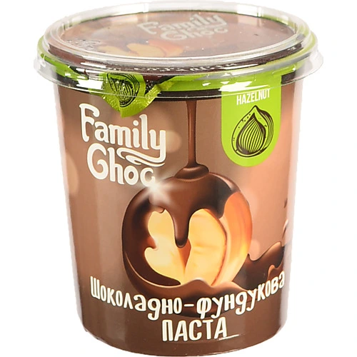 Паста шоколадно-арахісова Family Choc 400г