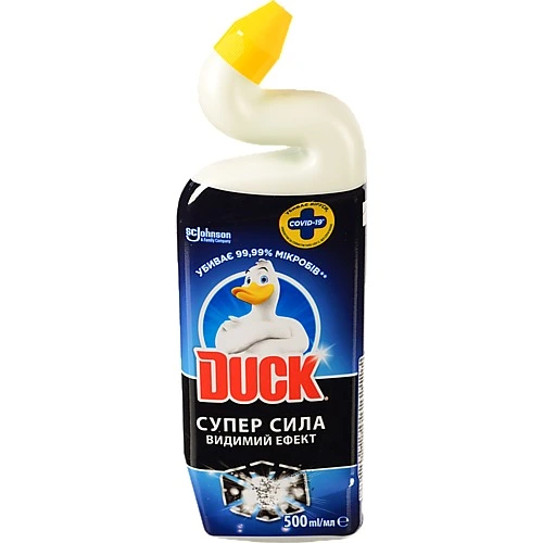 Засіб для чищення унітазів Duck 500 мл Видимий ефект