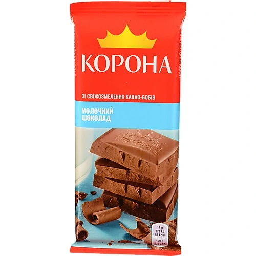 Шоколад молочний Корона м/у 85г