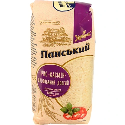 Рис Хуторок Панський Жасмін довгозерний шліфований 1кг