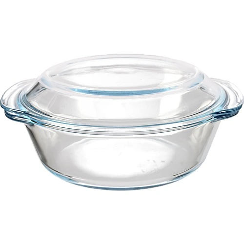 Кастрюля з термоскла з кришкою 2000мл.