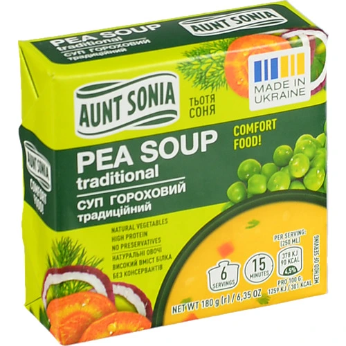Суп гороховий Традиційний Тьотя Соня 180г