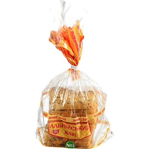 Хліб [Нове ділоk [Альпійськийk нарізний, 250 г