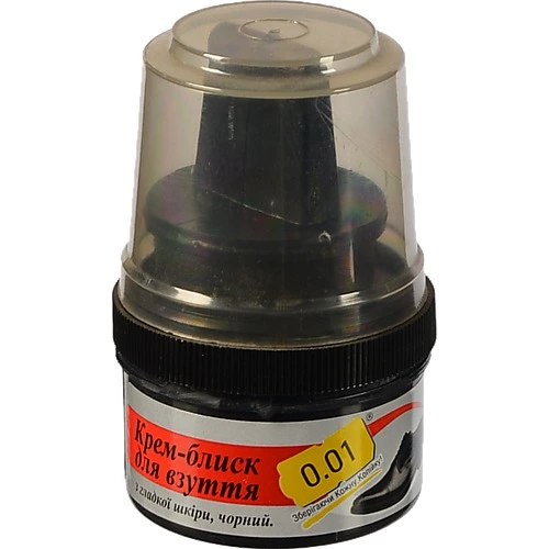 Крем 0.01 д.взуття 60мл гладка шкiра чорна