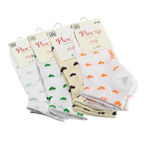 Шкарпетки Psocks жін. спорт сердечка р36-40