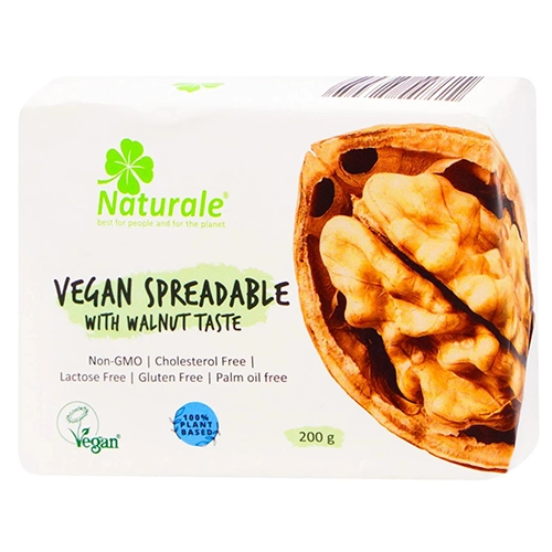 Паста веганська Naturale 200г 75% зі смаком волоського горіха