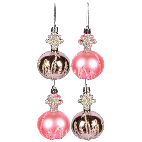 Набір іграшок 23105.8 кульки рожеві 4 шт