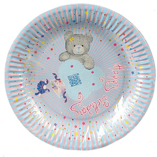 Тарілка Multico 10шт D18см ламінована кольорова