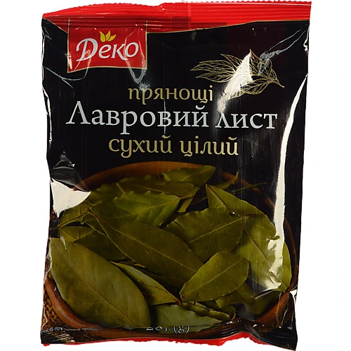 Лавровий лист сухий цілий Деко 20г