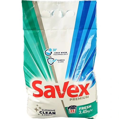 Порошок Savex 3.45 кг 2в1 fresh