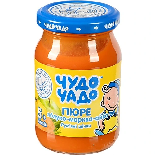 Пюре Чудо Чадо Яблуко Морква Айва 170г