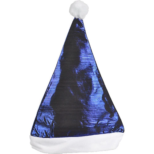 Капелюх Діда мороза з блискітками тип 7