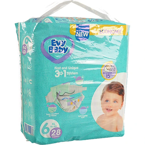 Підгузки Evy Baby 28шт XL 4 16кг
