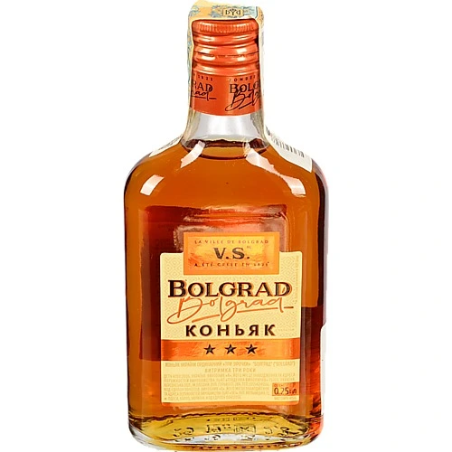 Коньяк Bolgrad 0,25л 3 зірки