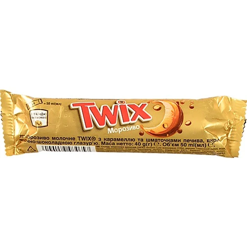 Морозиво молочне Twix м/у 40г