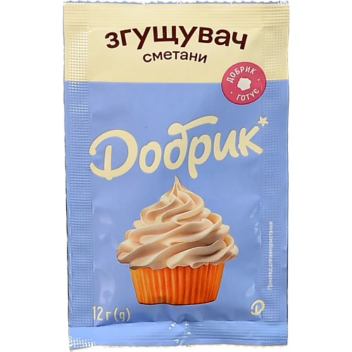Загущувач сметани харчовий Добрик 12г