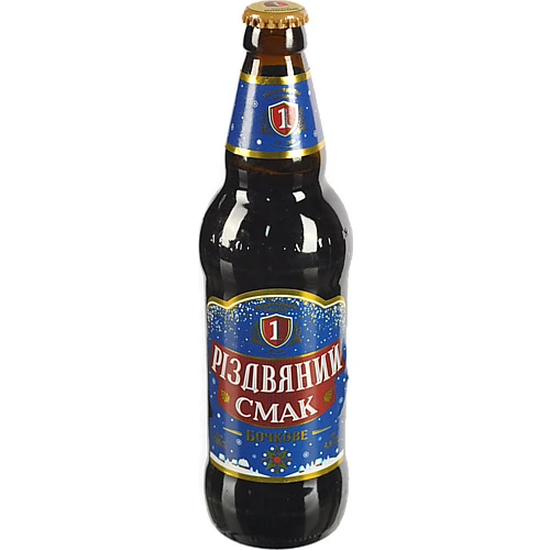 Пиво спеціальне 500мл 4.8% темне фільтроване Різдвяний смак Бочкове Перша приватна броварня пл