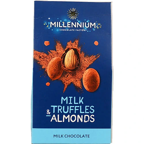 Цукерки Молочний Truff Millennium з мигдалем 100г