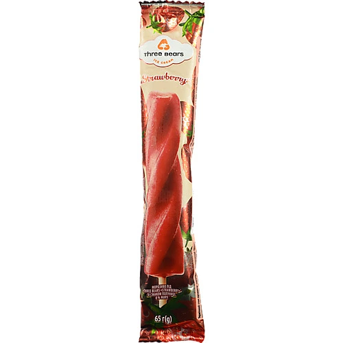 Морозиво Три Ведмеді 0.065г лід strawberry паличка