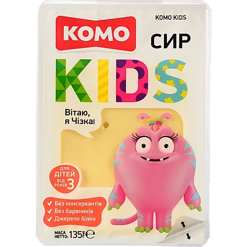 Сир Комо Kids 135г 50% жирності для дітей від 3 років