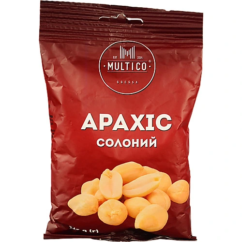 Арахіс Multico 120г смажений солоний