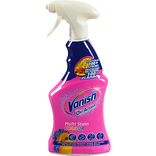 Засіб для виведення плям Ваніш 500мл Окси Екшн рожевий